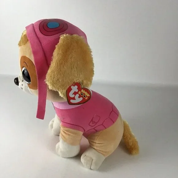 Ty Beanie Boos Paw Patrol Jumbo 17 Skye HUGE Stuffed Plush Toy Dog